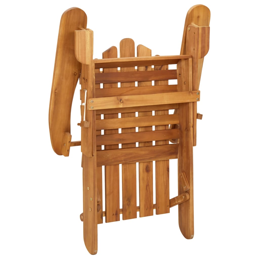 vidaXL Patio Adirondack Chairs 2 pcs Solid Wood Acacia