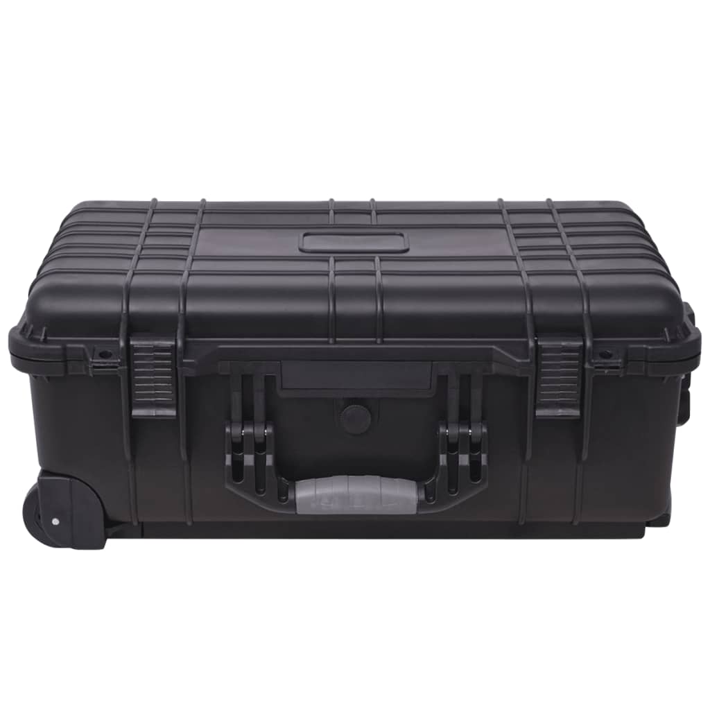 vidaXL Wheel-equipped Tool/Equipment Case with Pick & Pluck
