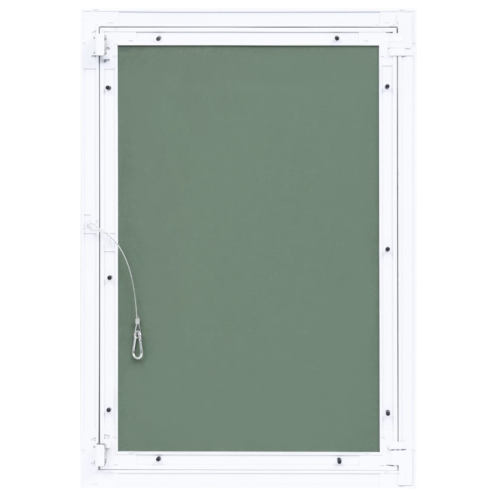 vidaXL Access Panel with Aluminum Frame and Plasterboard 11.8"x23.6"