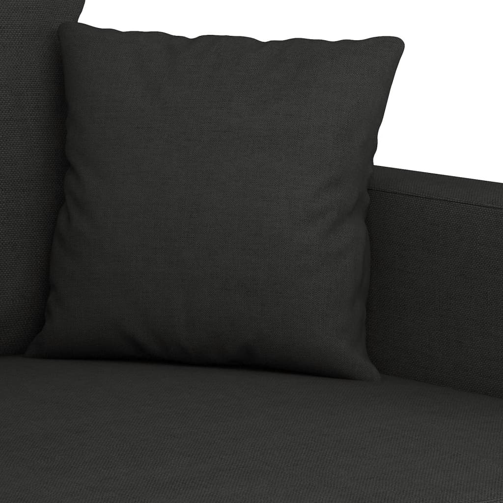 vidaXL Sofa Chair Black 23.6" Fabric