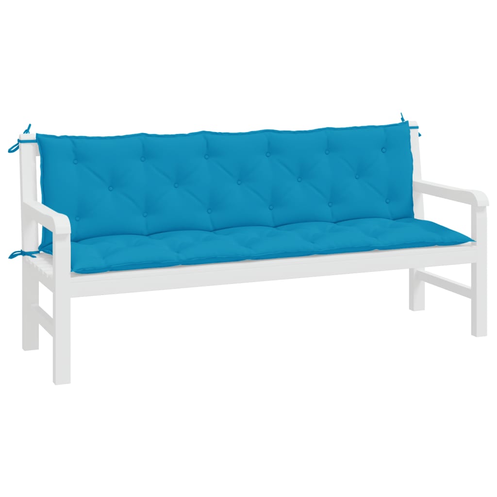 vidaXL Cushion for Swing Chair Light Blue 70.9" Fabric