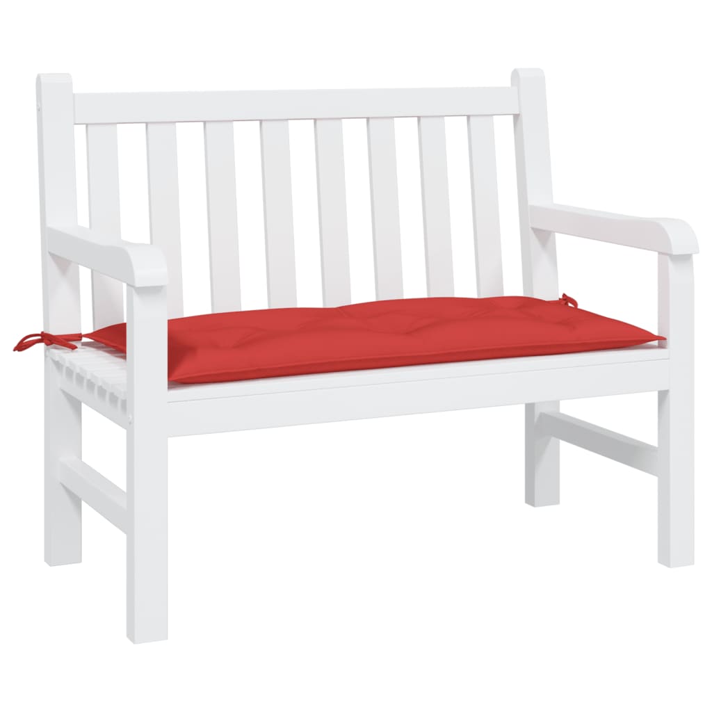 vidaXL Garden Bench Cushion Red 39.4"x19.7"x2.8" Oxford Fabric