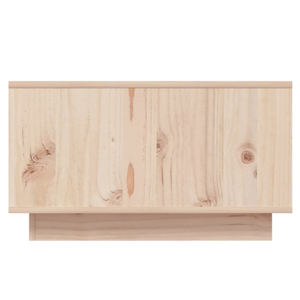 vidaXL Coffee Table 21.7"x22"x12.6" Solid Wood Pine