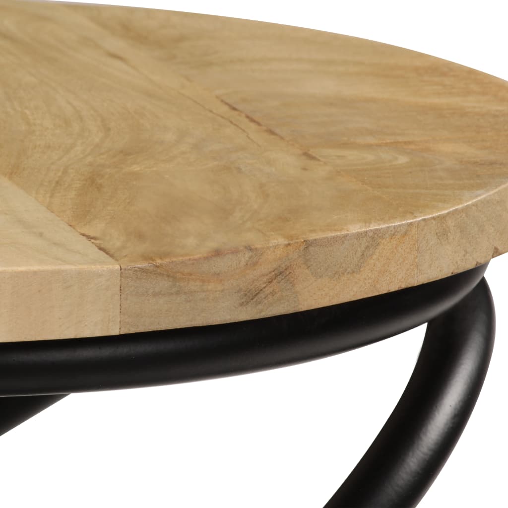 vidaXL End Table Solid Mango Wood 15.7"x19.7"