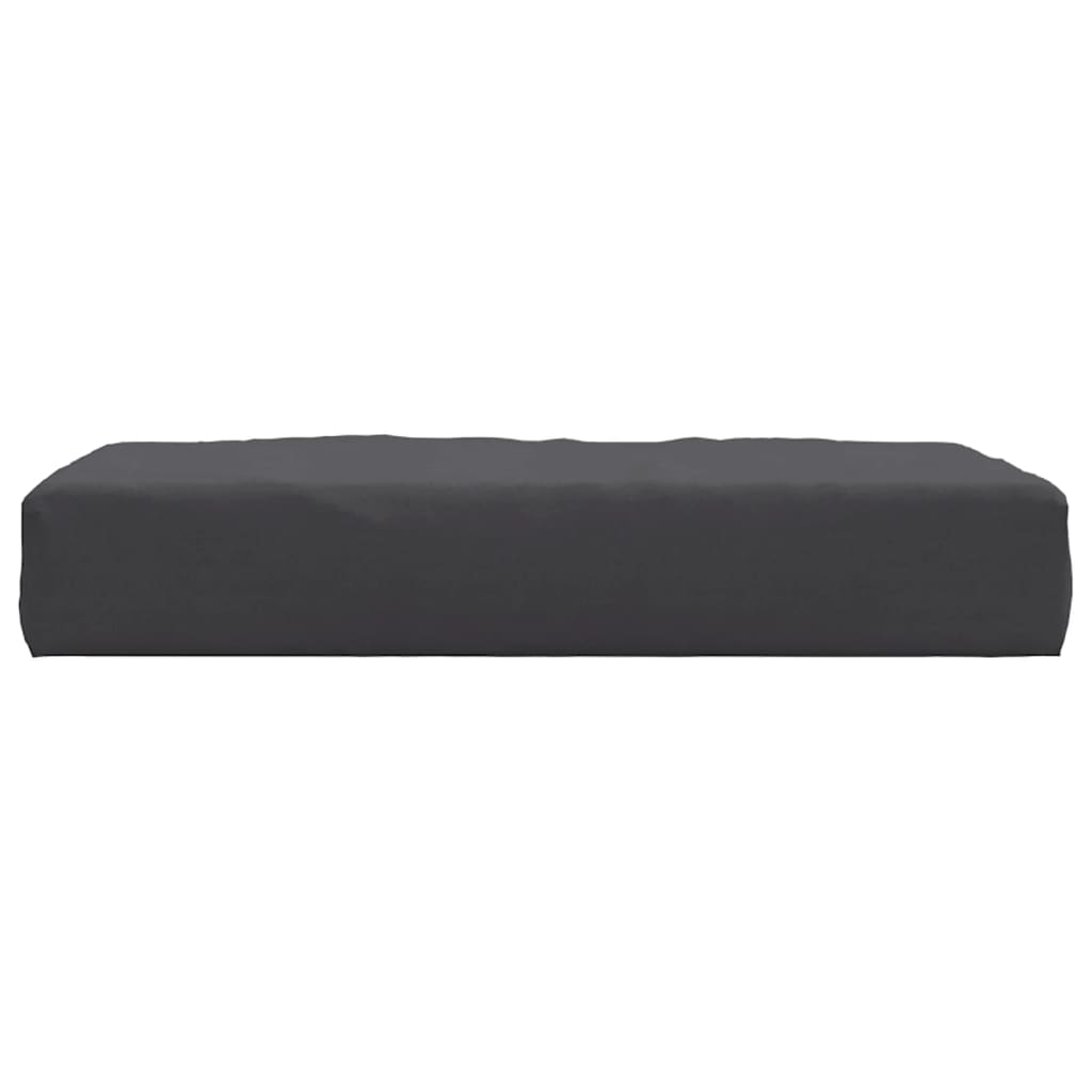 vidaXL Floor Pallet Cushion 23.6"x23.6"x2.4" Black Fabric