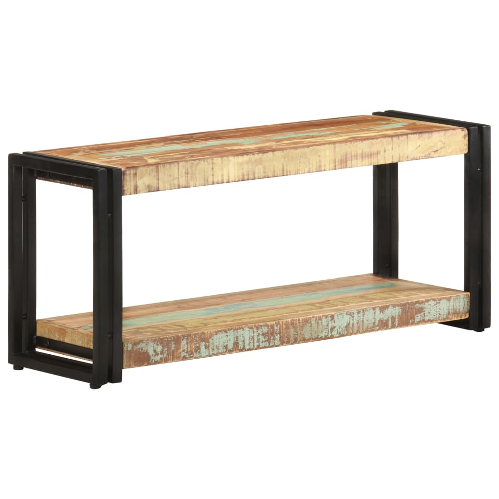 vidaXL TV Cabinet 35.4"x11.8"x15.7" Solid Reclaimed Wood