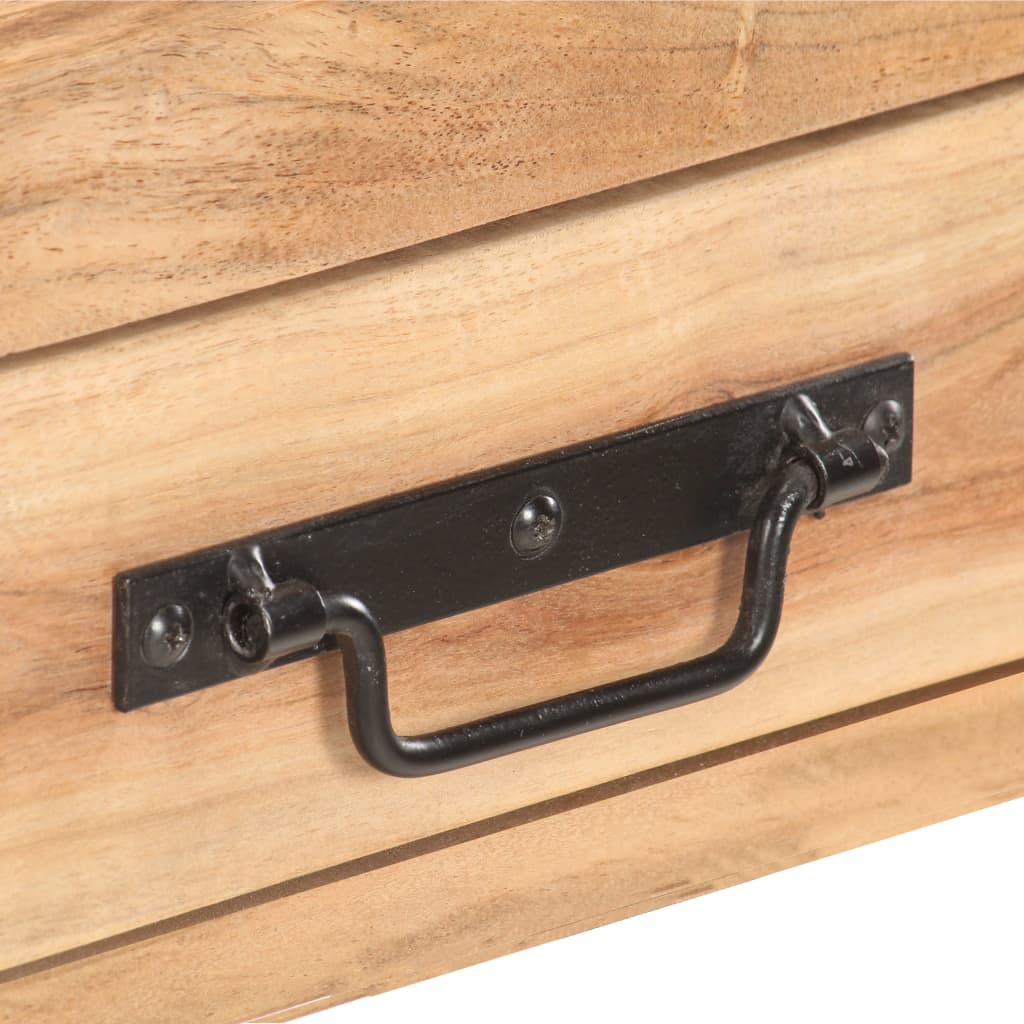 vidaXL Sideboard 47.2"x11.8"x29.5" Solid Acacia Wood