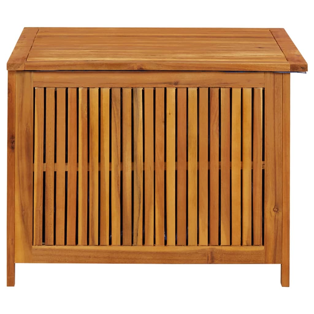 vidaXL Patio Storage Box 29.5"x29.5"x22.8" Solid Acacia Wood