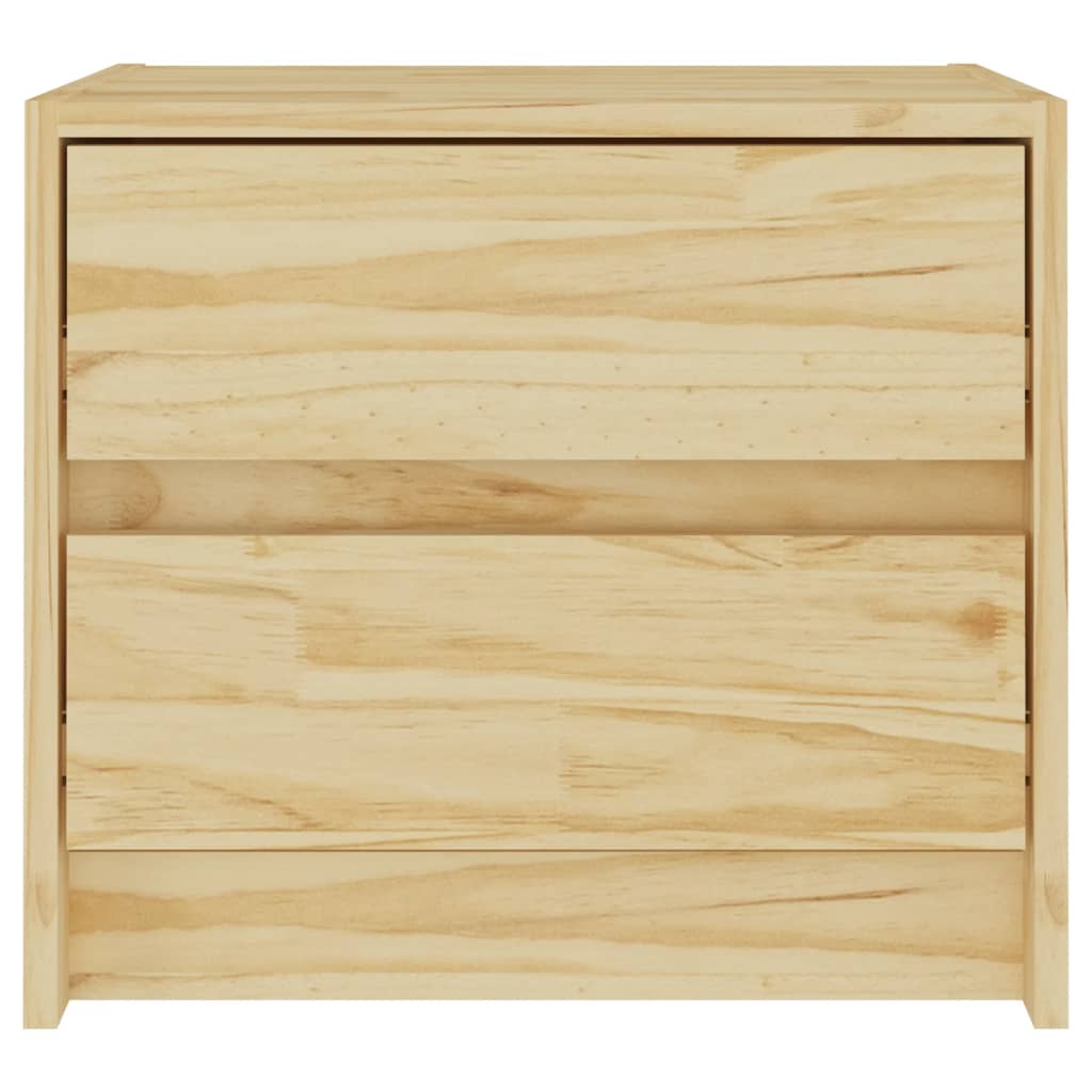 vidaXL Bedside Cabinets 2 pcs 15.7"x12"x14" Solid Wood Pine