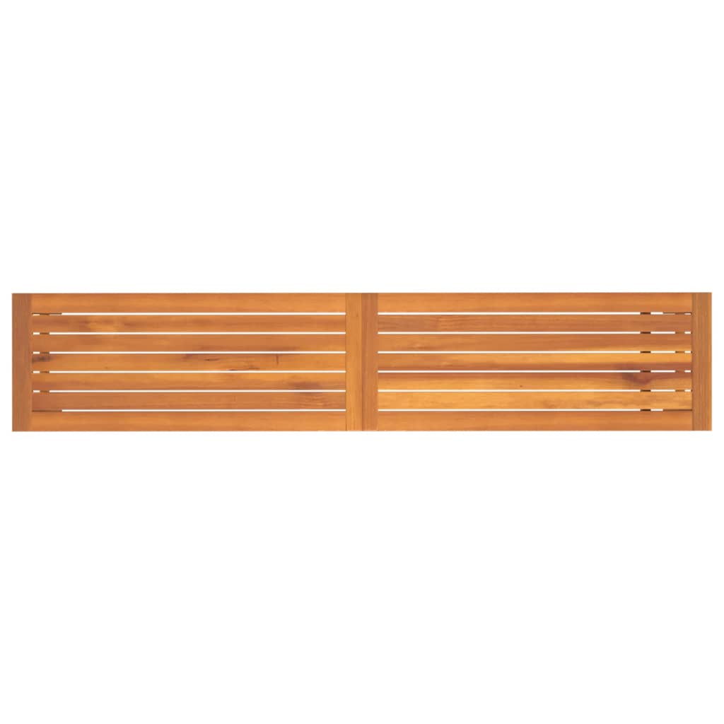 vidaXL Patio Bench 70.9"x13.8"x17.7" Solid Wood Acacia