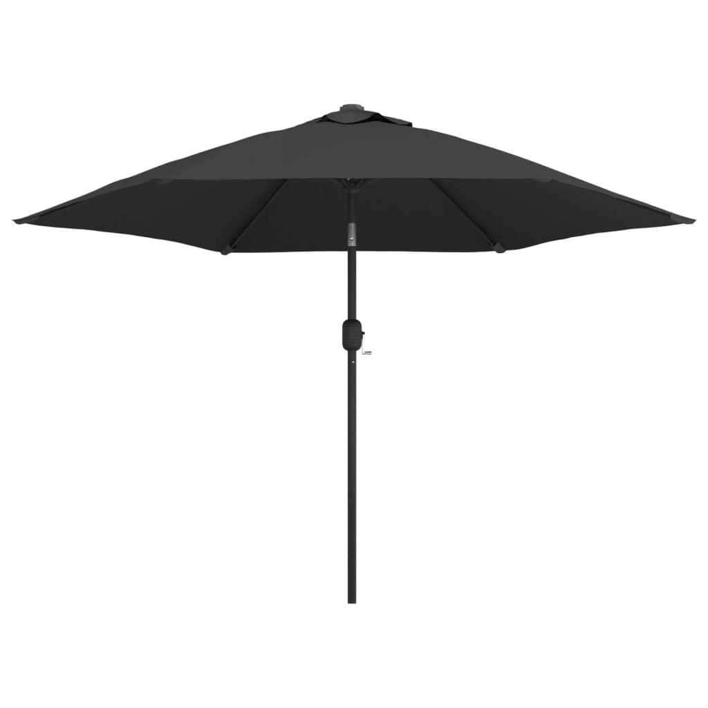 vidaXL Outdoor Parasol with Metal Pole 118" Anthracite