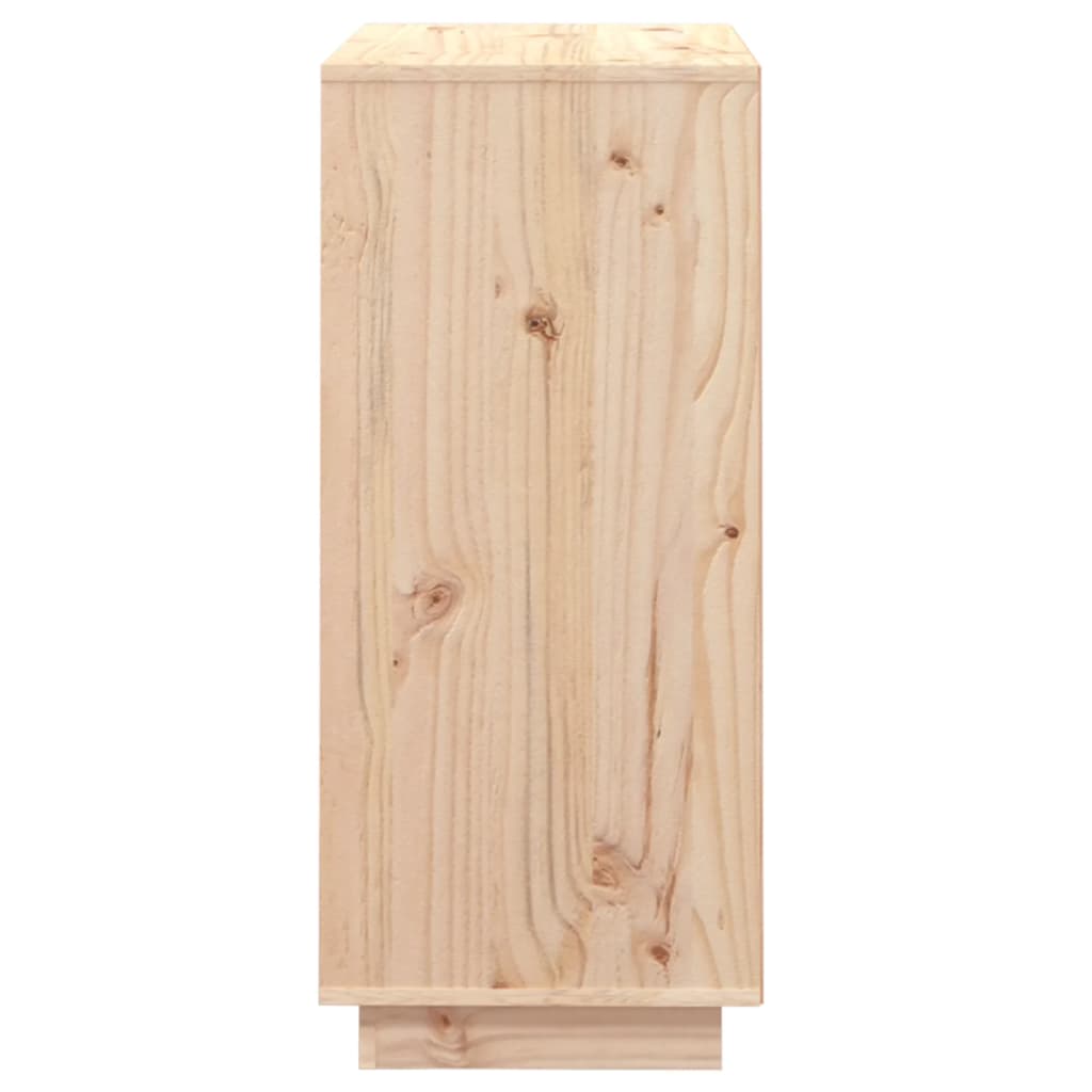 vidaXL Sideboard 29.1"x13.8"x31.5" Solid Wood Pine