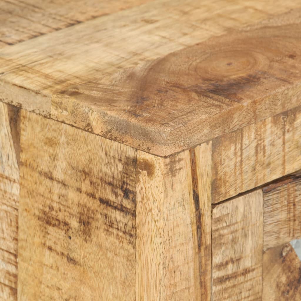 vidaXL Sideboard 31.5"x11.8"x29.9" Solid Wood Mango