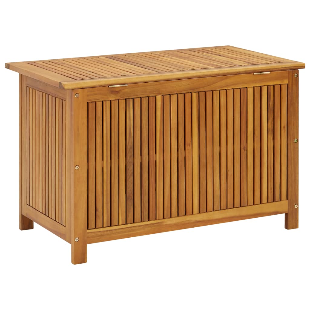 vidaXL Patio Storage Box 35.4"x19.7"x22.8" Solid Wood Acacia