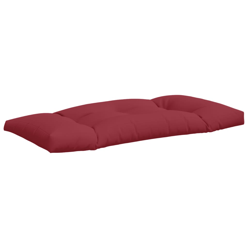 vidaXL Pallet Cushions 2 pcs Red Polyester