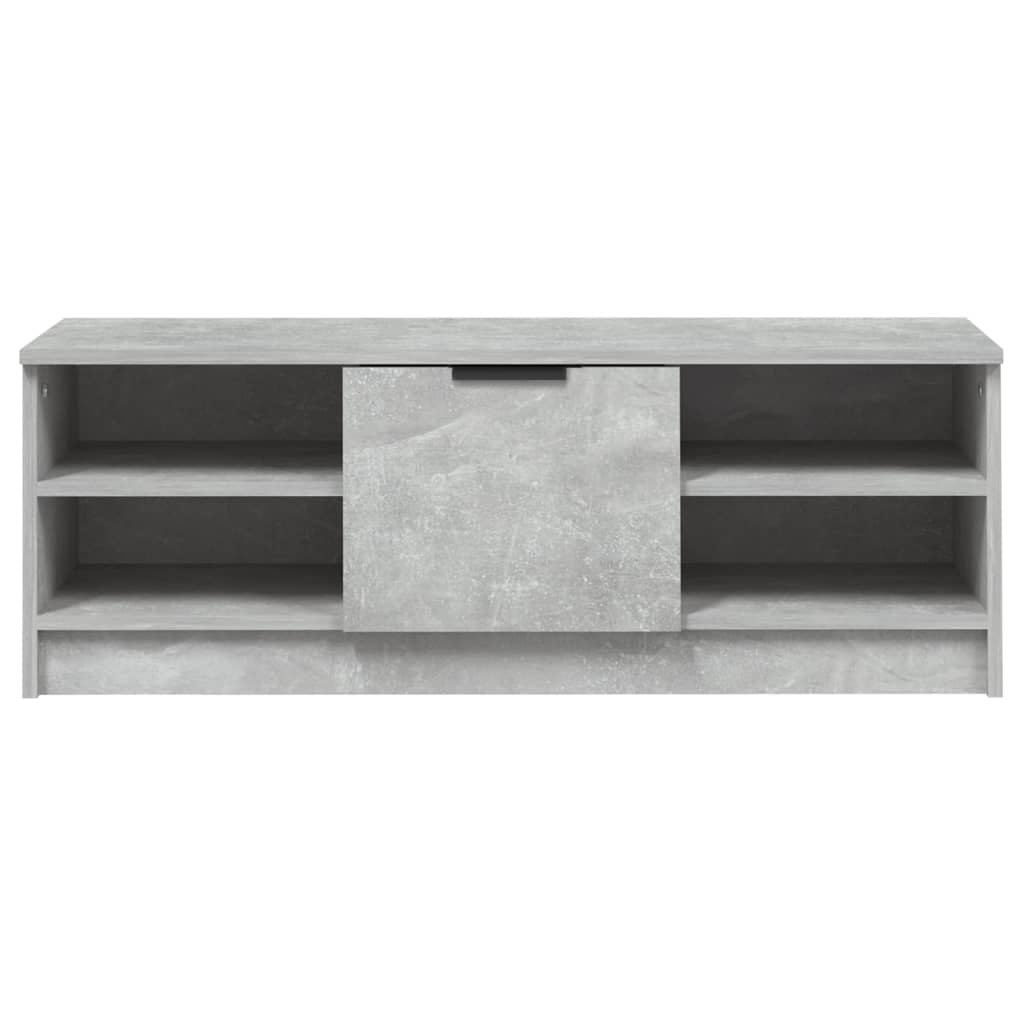 vidaXL TV Cabinet Concrete Gray 40.2"x14"x14.4" Engineered Wood