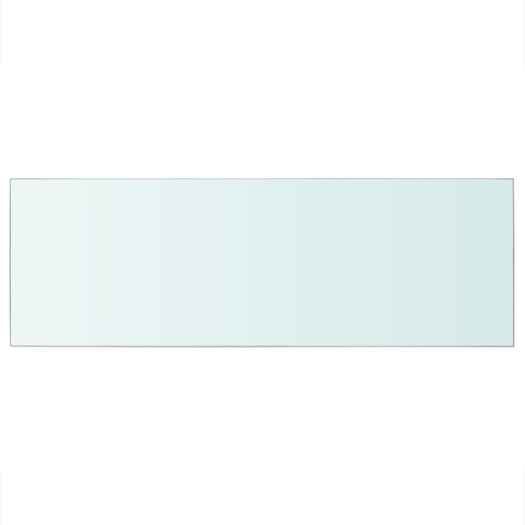 vidaXL Shelf Panel Glass Clear 27.6"x9.8"