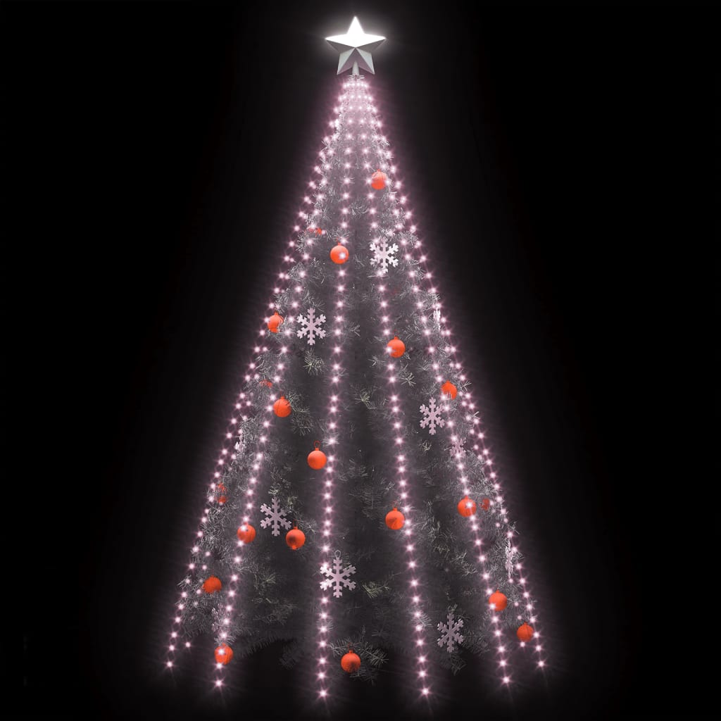 vidaXL Christmas Tree Net Lights with 500 LEDs 196.9"