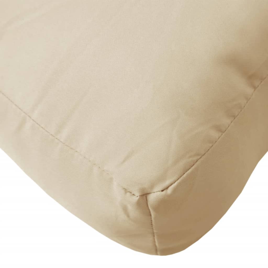 vidaXL Pallet Cushion Beige Oxford Fabric