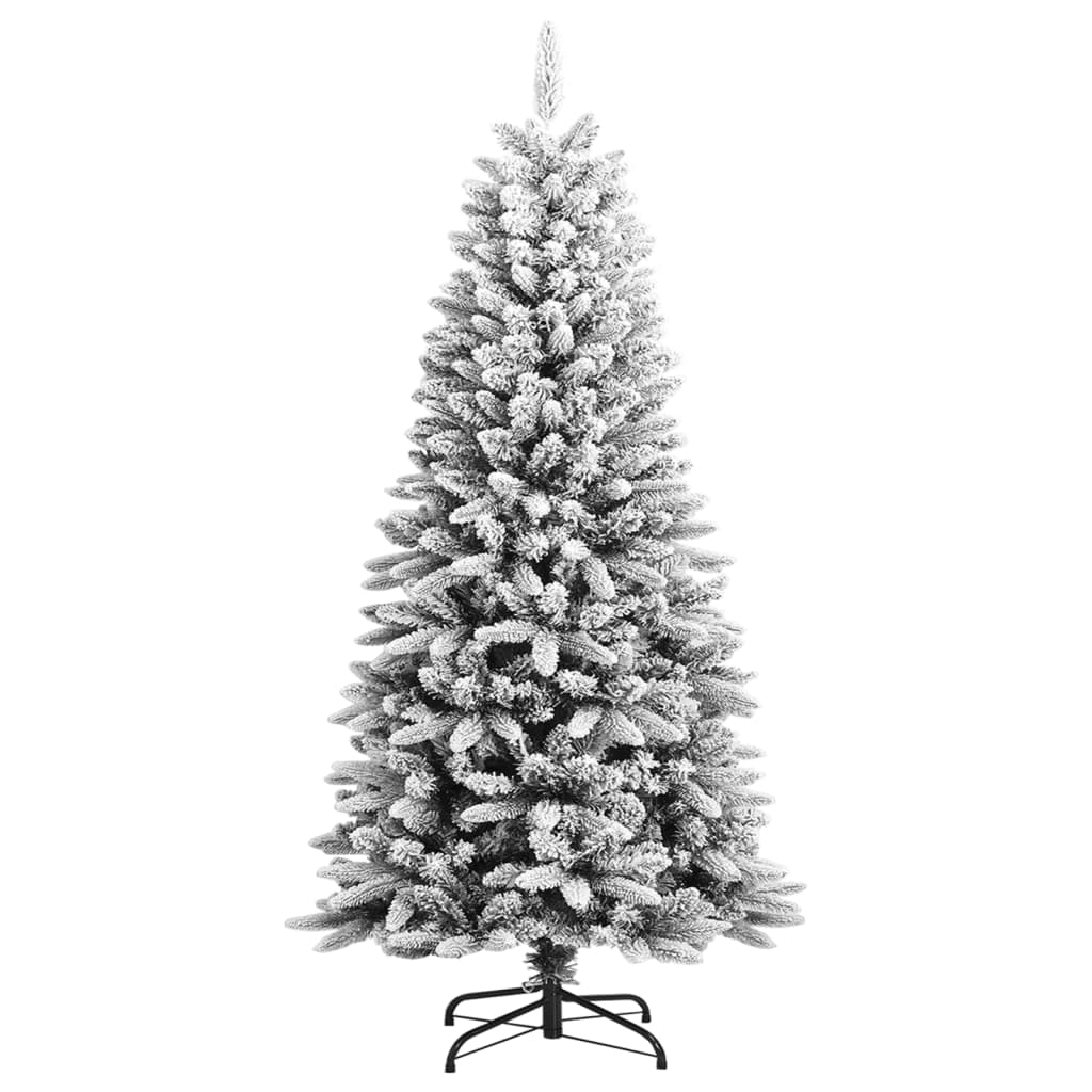 vidaXL Artificial Christmas Tree with Flocked Snow 47.2" PVC&PE