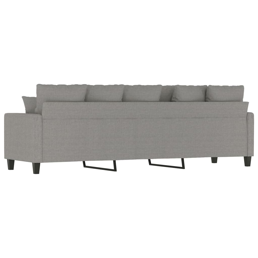 vidaXL 3-Seater Sofa Light Gray 82.7" Fabric