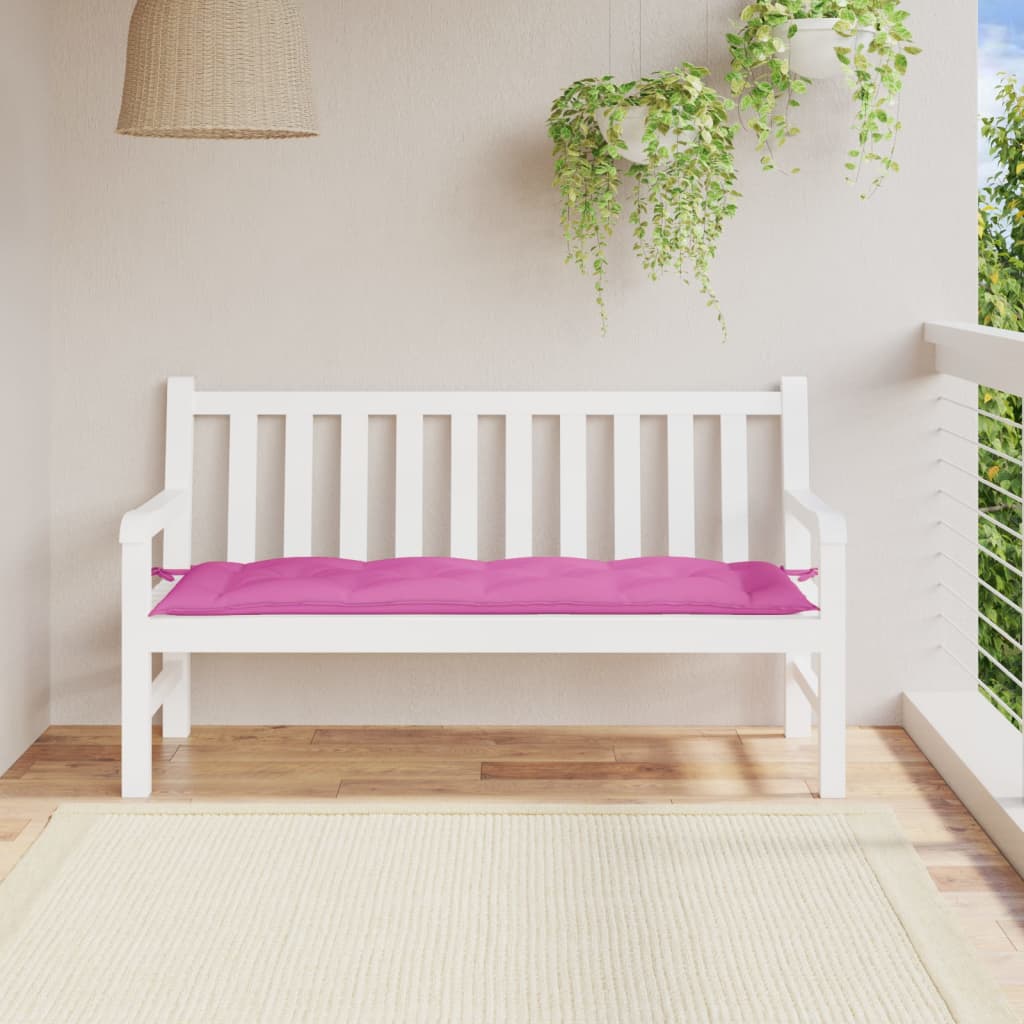 vidaXL Garden Bench Cushion Pink 59.1"x19.7"x2.8" Oxford Fabric