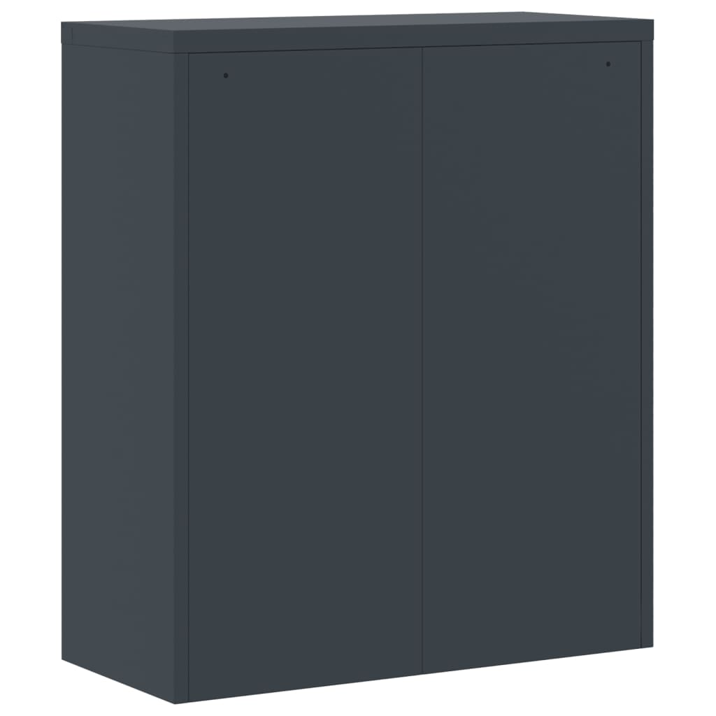 vidaXL File Cabinet Anthracite 35.4"x15.7"x41.3" Steel