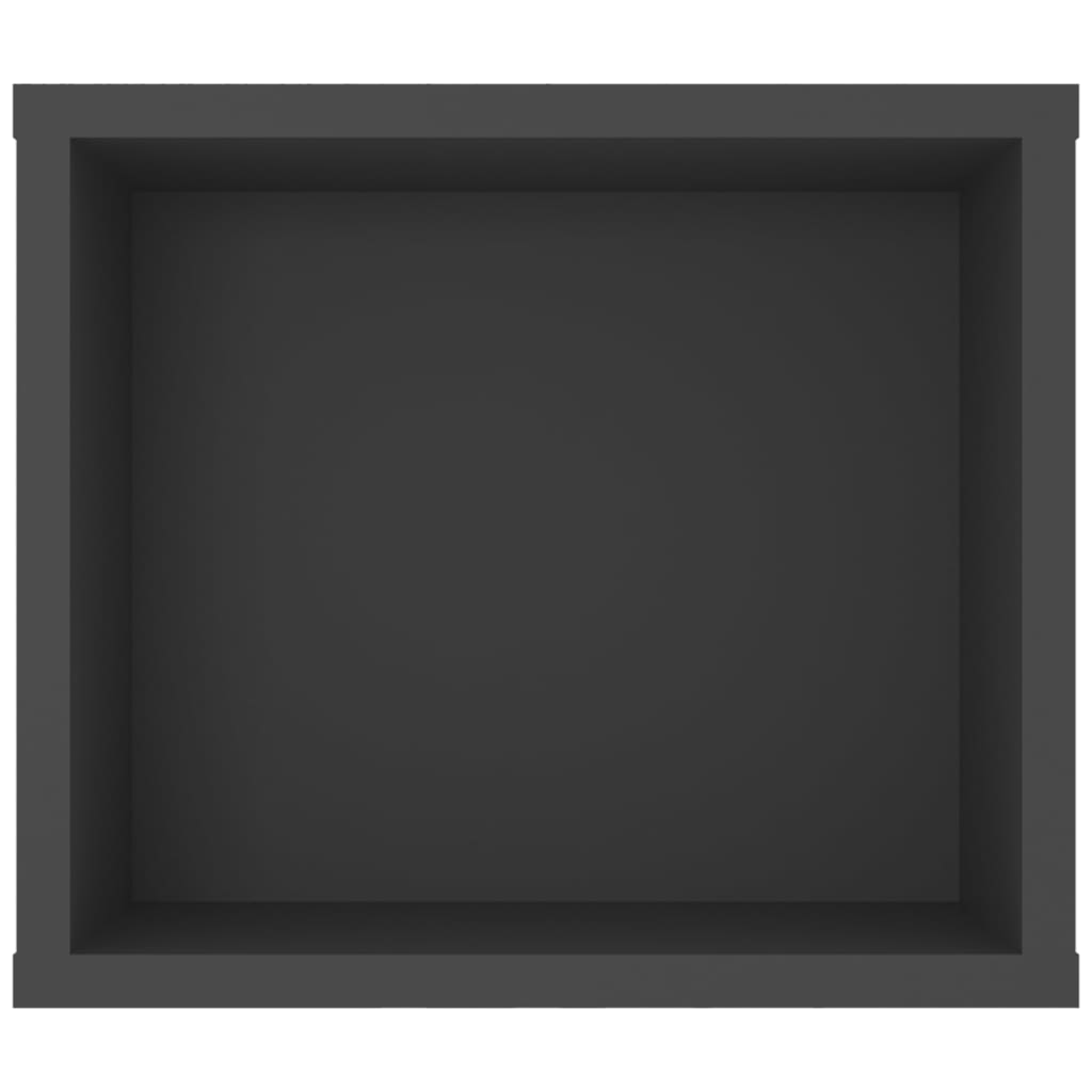 vidaXL Hanging TV Cabinet Gray 39.4"x12"x10.4" Chipboard