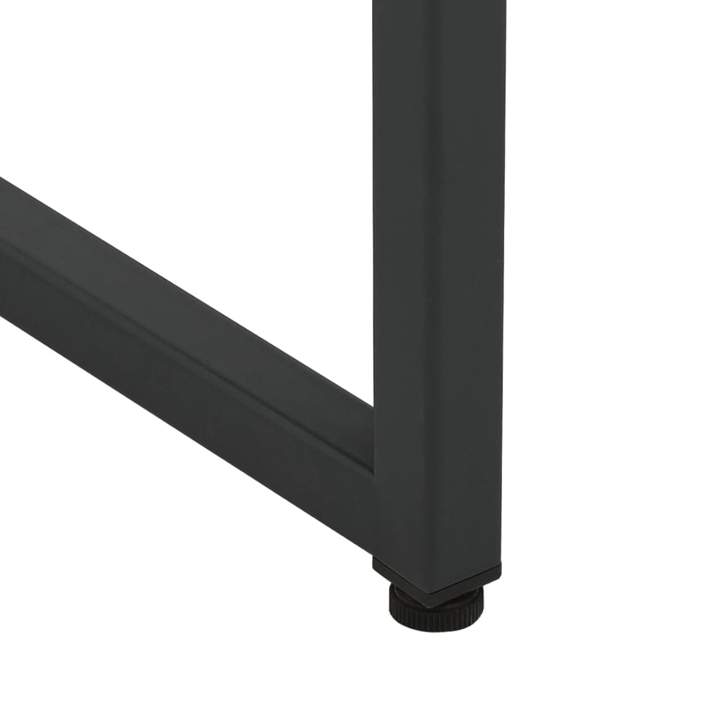 vidaXL Sideboard Black 29.5"x13.8"x29.5" Steel