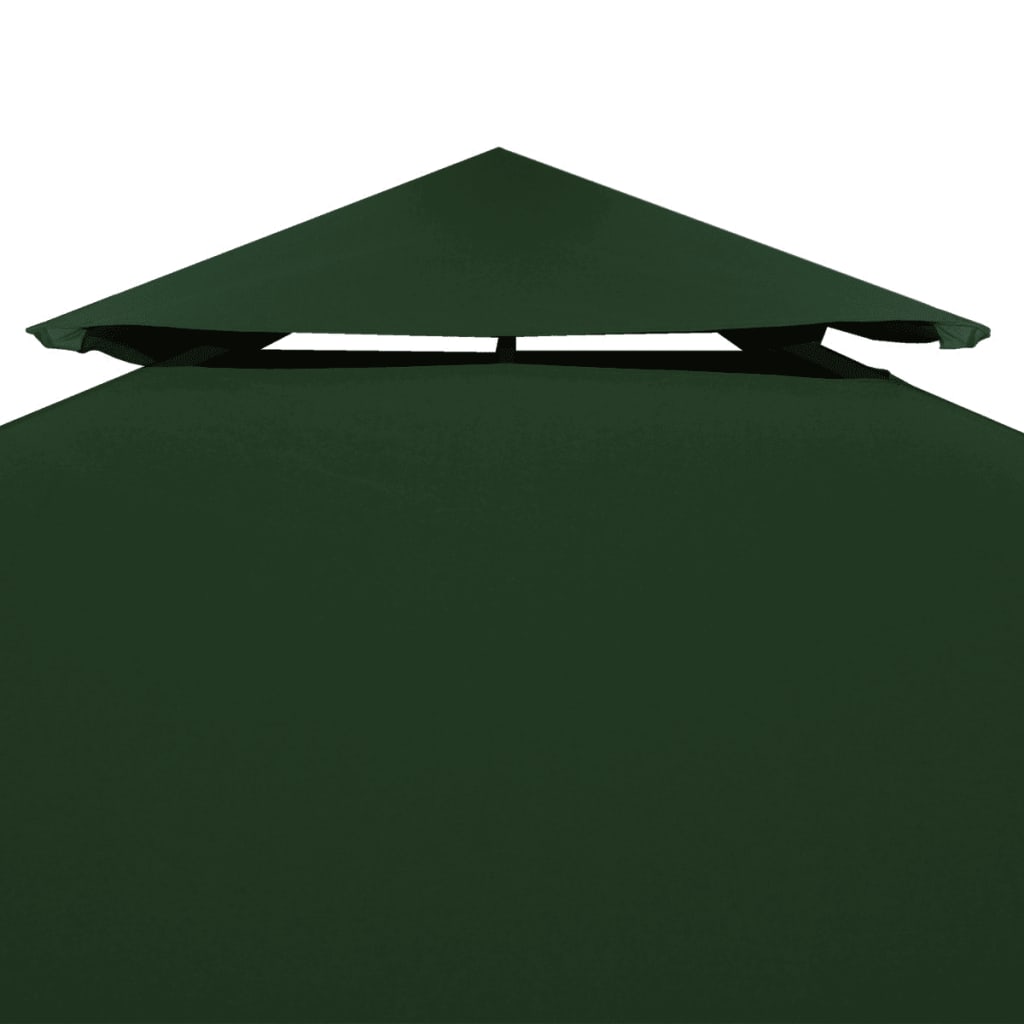vidaXL Gazebo Cover Canopy Replacement 1 oz/ft² Green 9.8'x9.8'