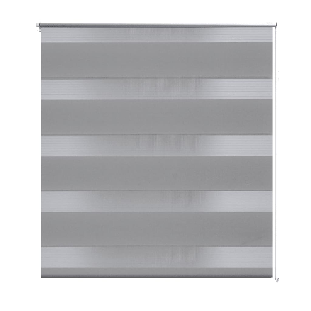 vidaXL Zebra Blind 31.5"x68.9" Gray