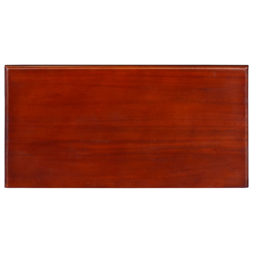 vidaXL Console Table Classical Brown 23.6"x11.8"x29.5" Solid Mahogany Wood