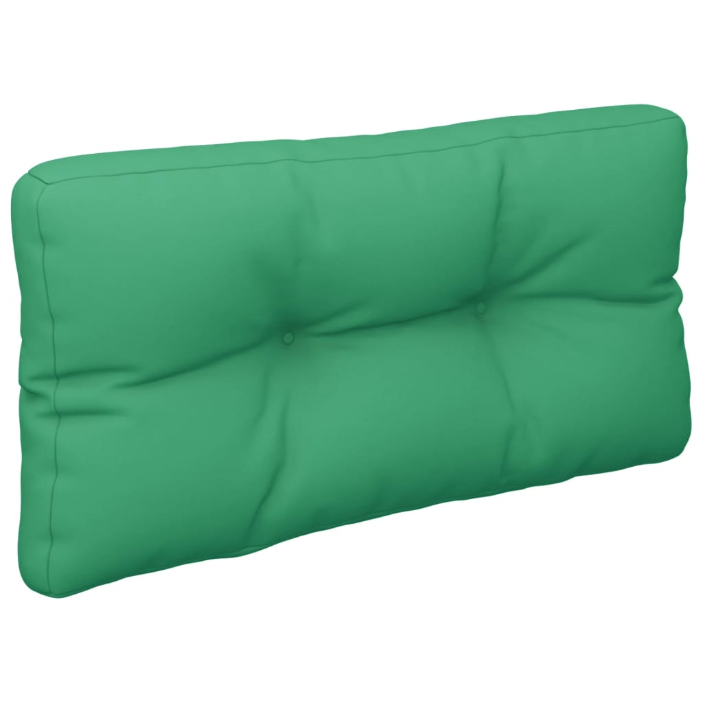 vidaXL Pallet Cushion Green 27.6"x15.7"x4.7" Fabric