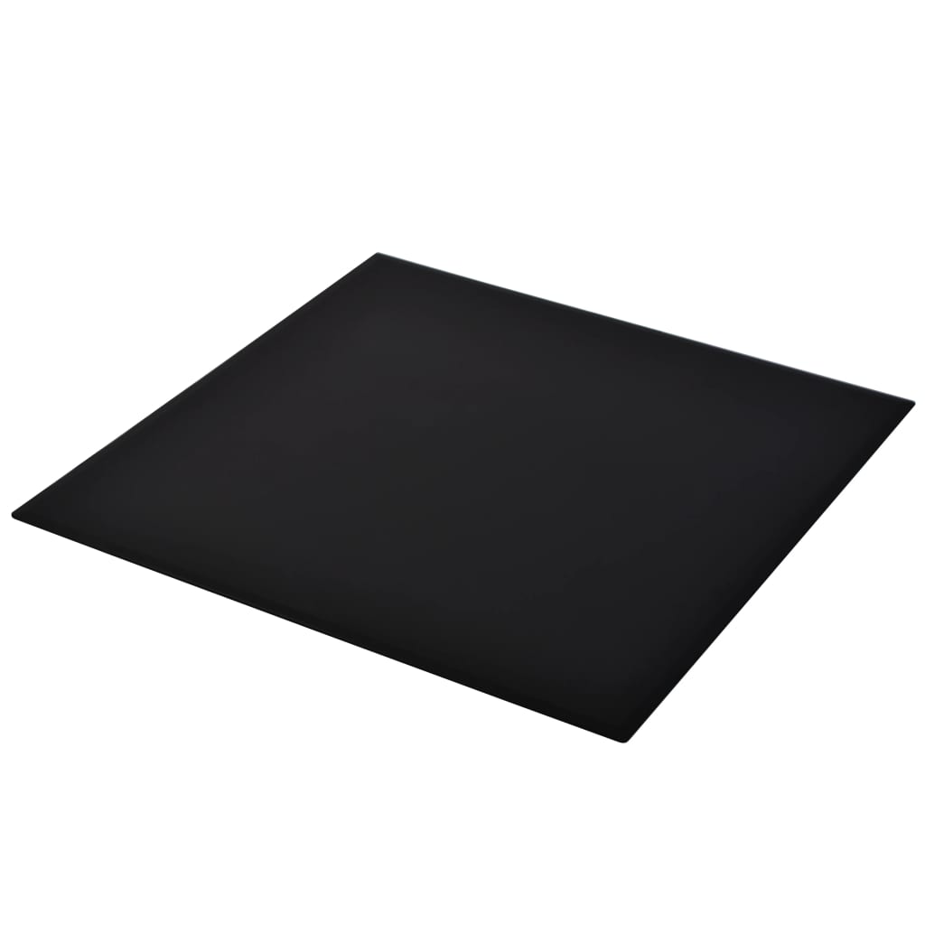 vidaXL Table Top Tempered Glass Square 27.6"x27.6"