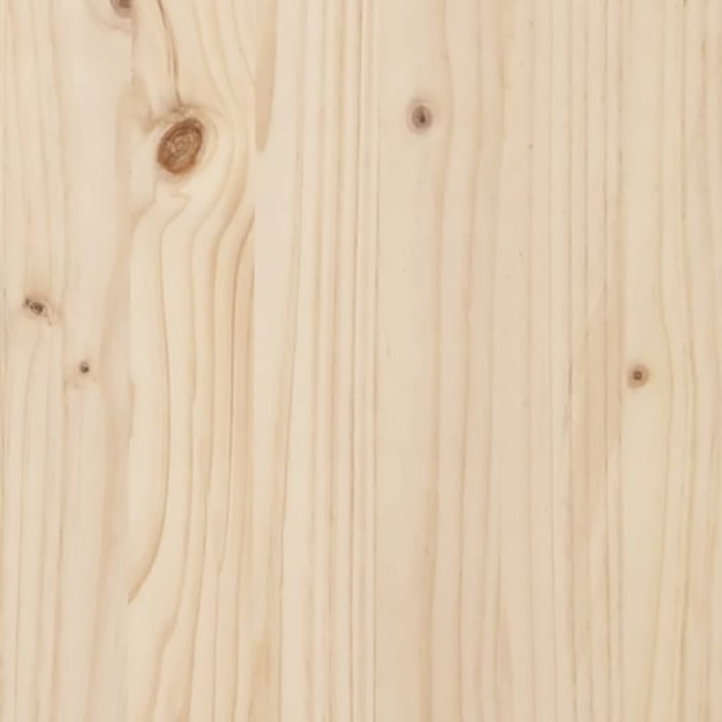 vidaXL Patio Bench Gabion Design 96.1"x28"x25.8" Solid Wood Pine