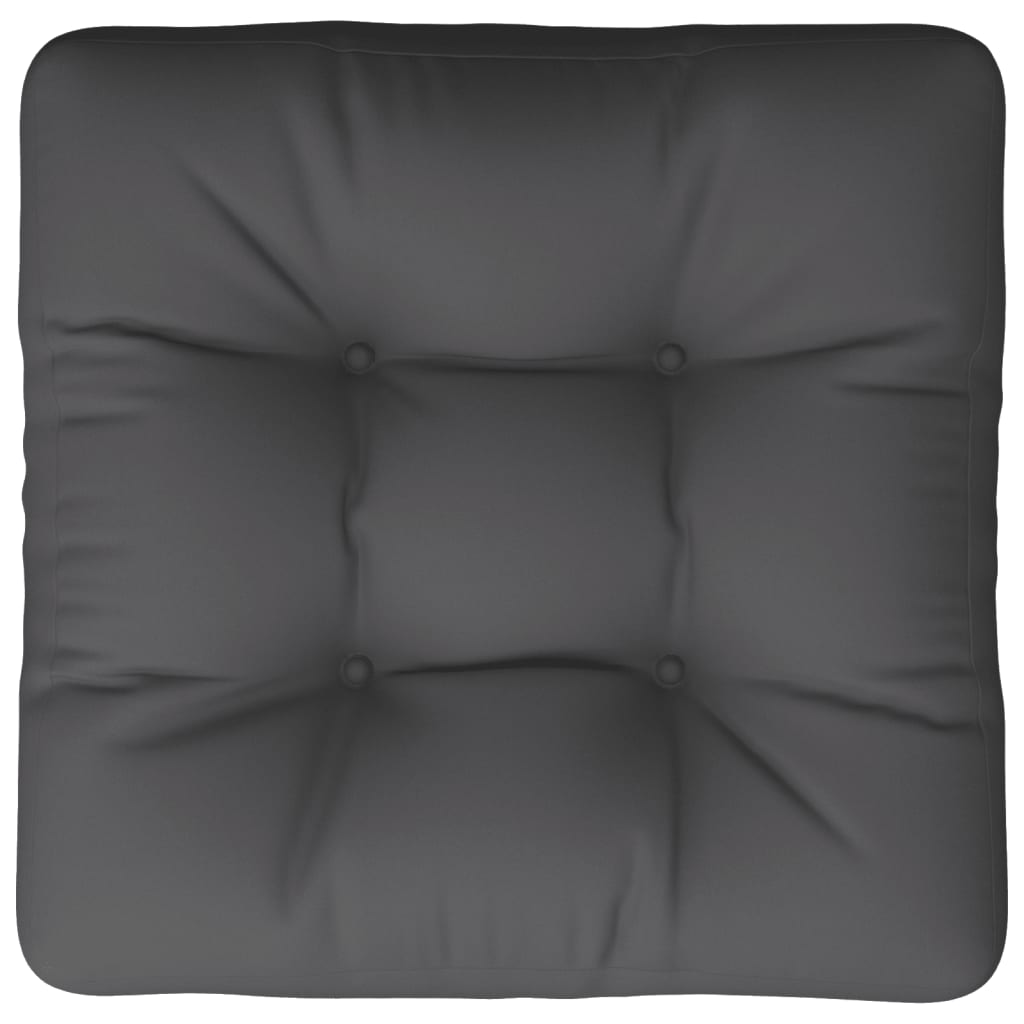 vidaXL Pallet Cushion Gray 22.8"x22.8"x3.9" Fabric