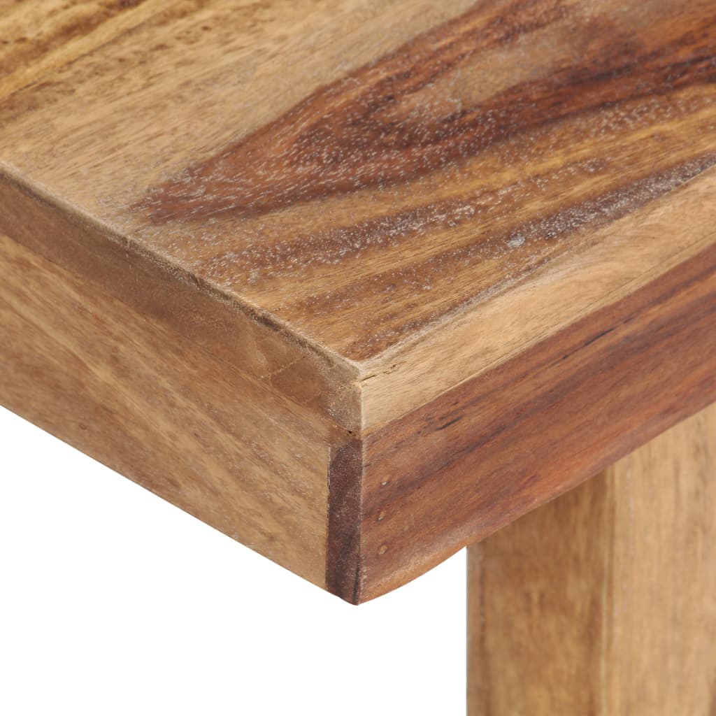 vidaXL Coffee Table 39.4"x19.7"x13.8" Solid Sheesham Wood