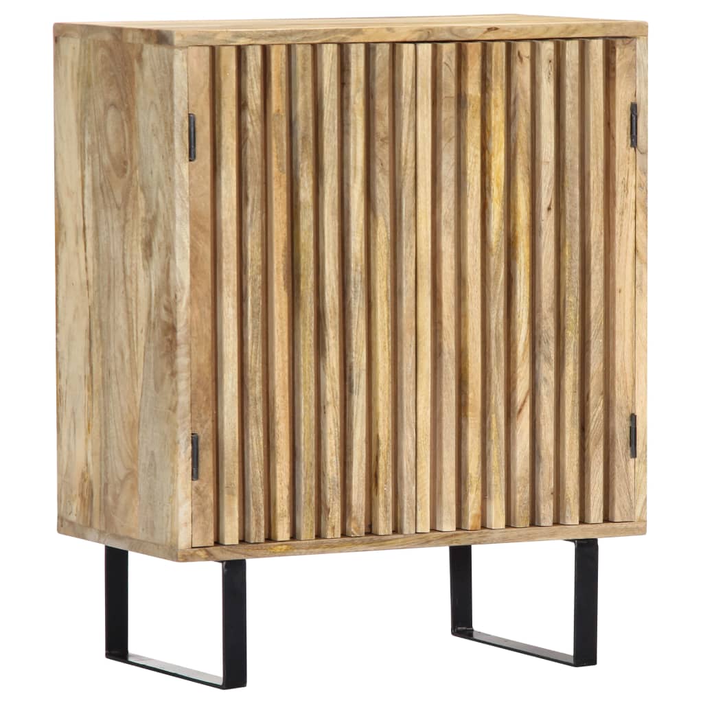 vidaXL Sideboard 23.6"x13.8"x29.5" Solid Mango Wood