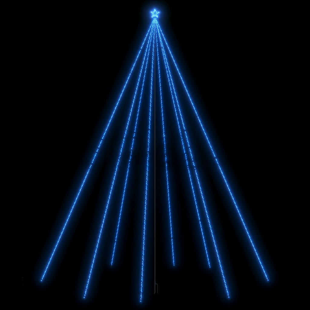 vidaXL Christmas Tree Lights Indoor Outdoor 1300 LEDs Blue 26.2'