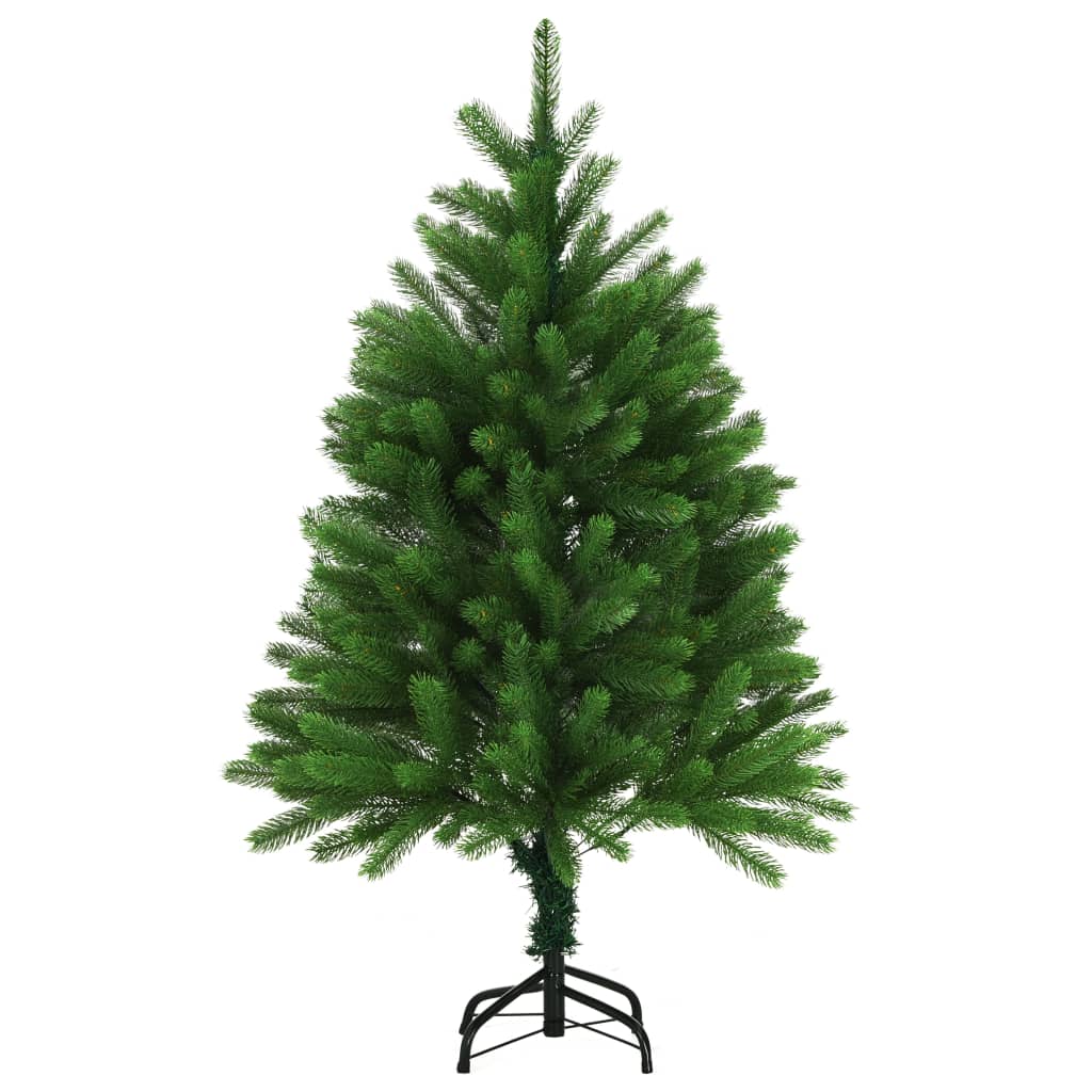 vidaXL Artificial Christmas Tree with LEDs 47.2" Green