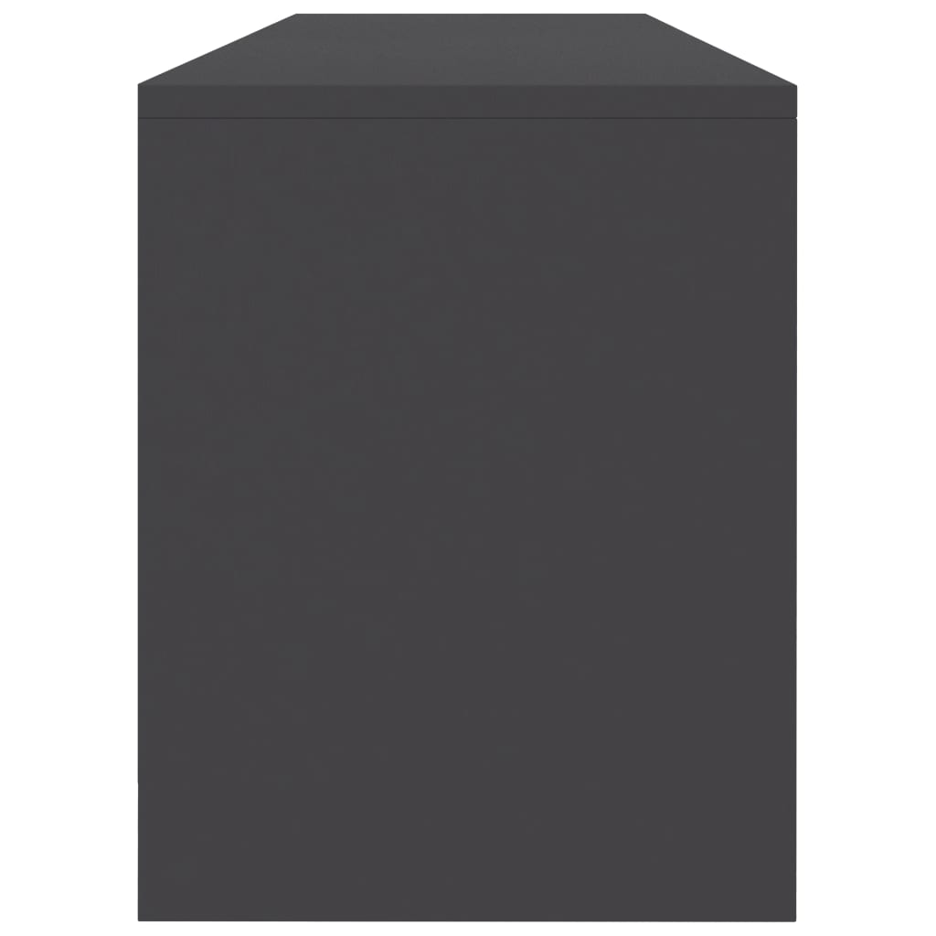vidaXL TV Cabinet Gray 47.2"x11.8"x14.8" Chipboard
