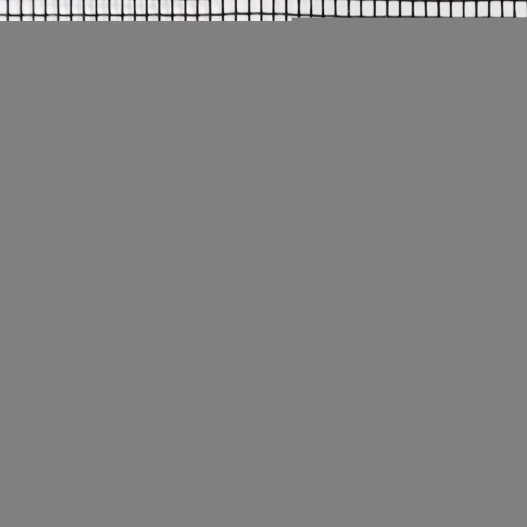 vidaXL Mesh Screen Fiberglass 5' x 16' 4" Black