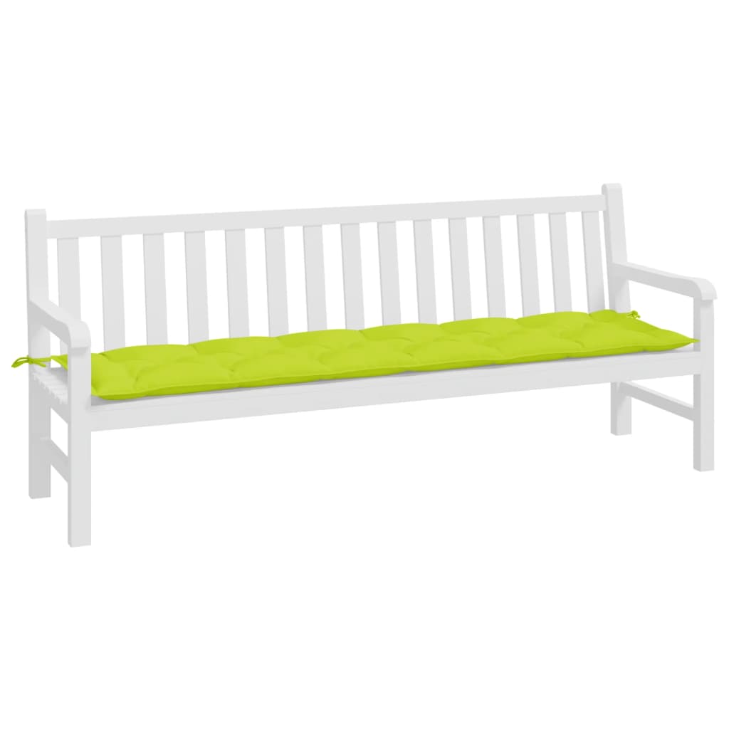 vidaXL Garden Bench Cushion Bright Green 78.7"x19.7"x2.8" Oxford Fabric