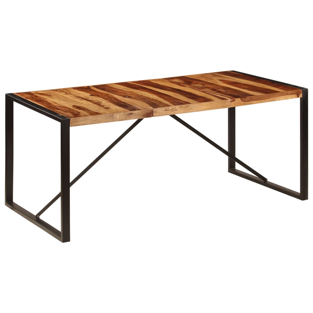 vidaXL Dining Table 70.9"x35.4"x29.5" Solid Sheesham Wood