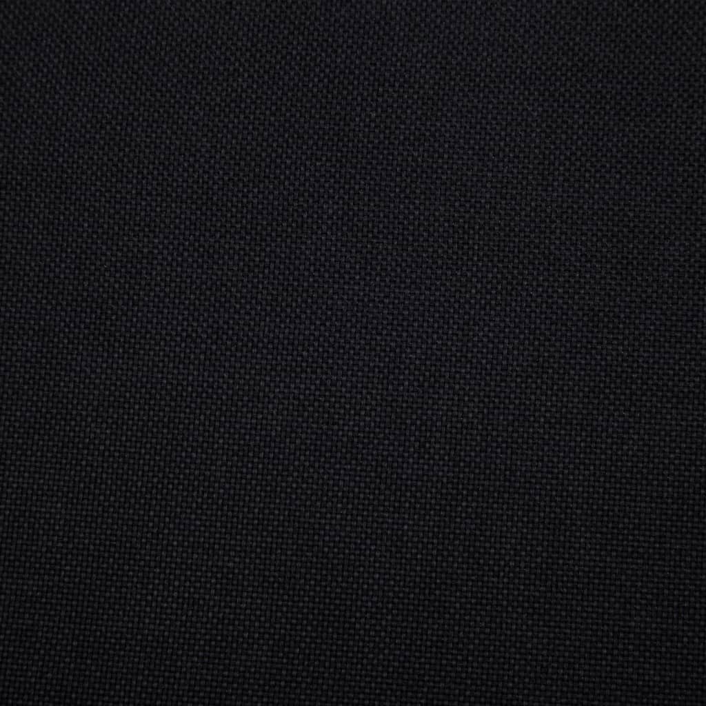 vidaXL Sofa Bed Black Fabric