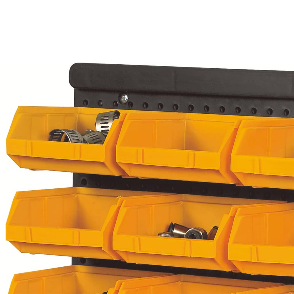 4 Tier Plastic Storage Bins With Lid 23QT, Stackable Storage Containers