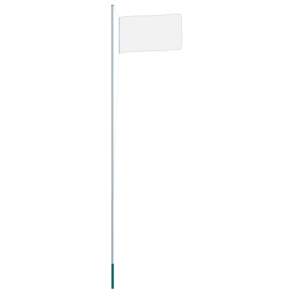 vidaXL Sectional Flagpole Aluminum 20.3'