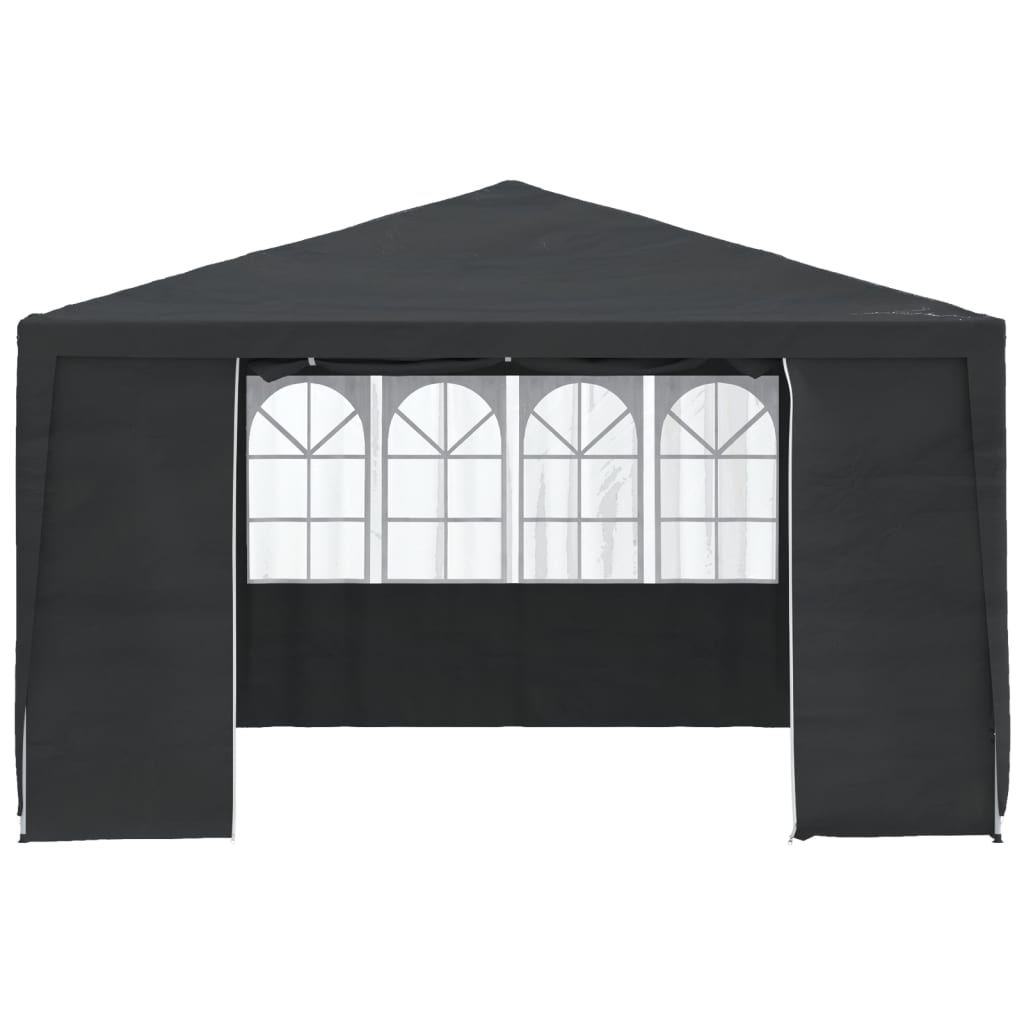 vidaXL Professional Party Tent with Side Walls 13.1'x13.1' Green 0.3 oz/ft²