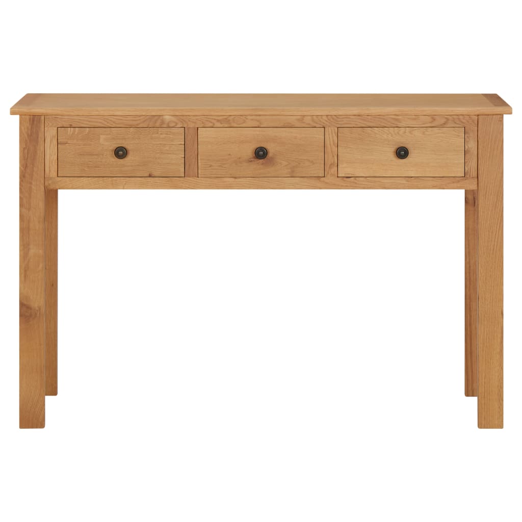 vidaXL Dressing Table 46.5"x15.7"x30.3" Solid Oak Wood