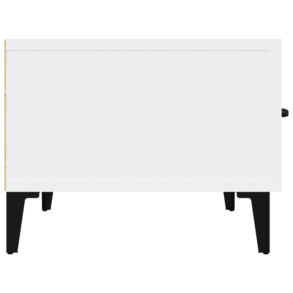 vidaXL TV Stand White 59.1"x13.6"x11.8" Engineered Wood
